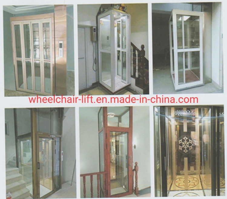 Hydraulic Villa Elevator Home Lift with Shaft Cover