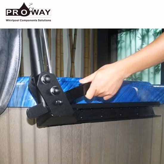 Proway Vendita all'ingrosso Accessori SPA Copertura in alluminio opaco per vasca idromassaggio Piscina SPA Copertura Sollevatore (JZ-088)